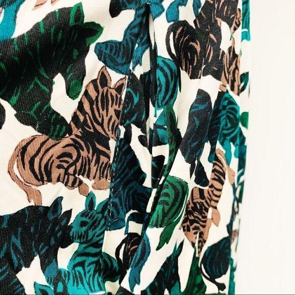 Julie Brown Sleeveless Zebra Print Knit Mumu, Med - Picture 8 of 10